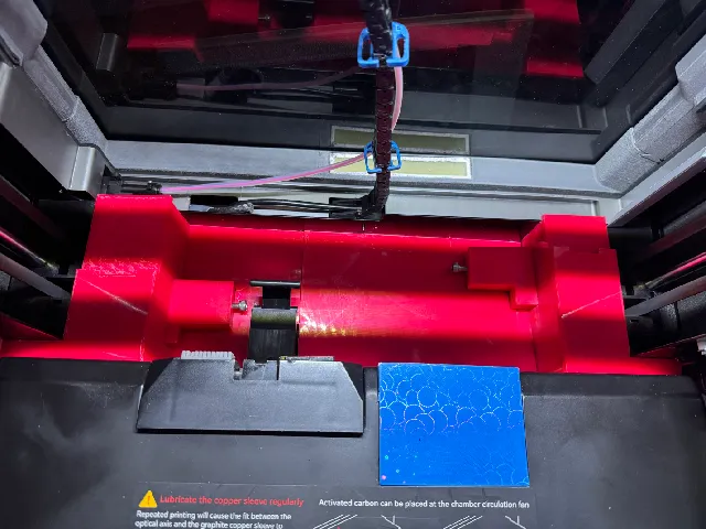 Qidi Plus 4 Stepper Motor and Rear Belts cover