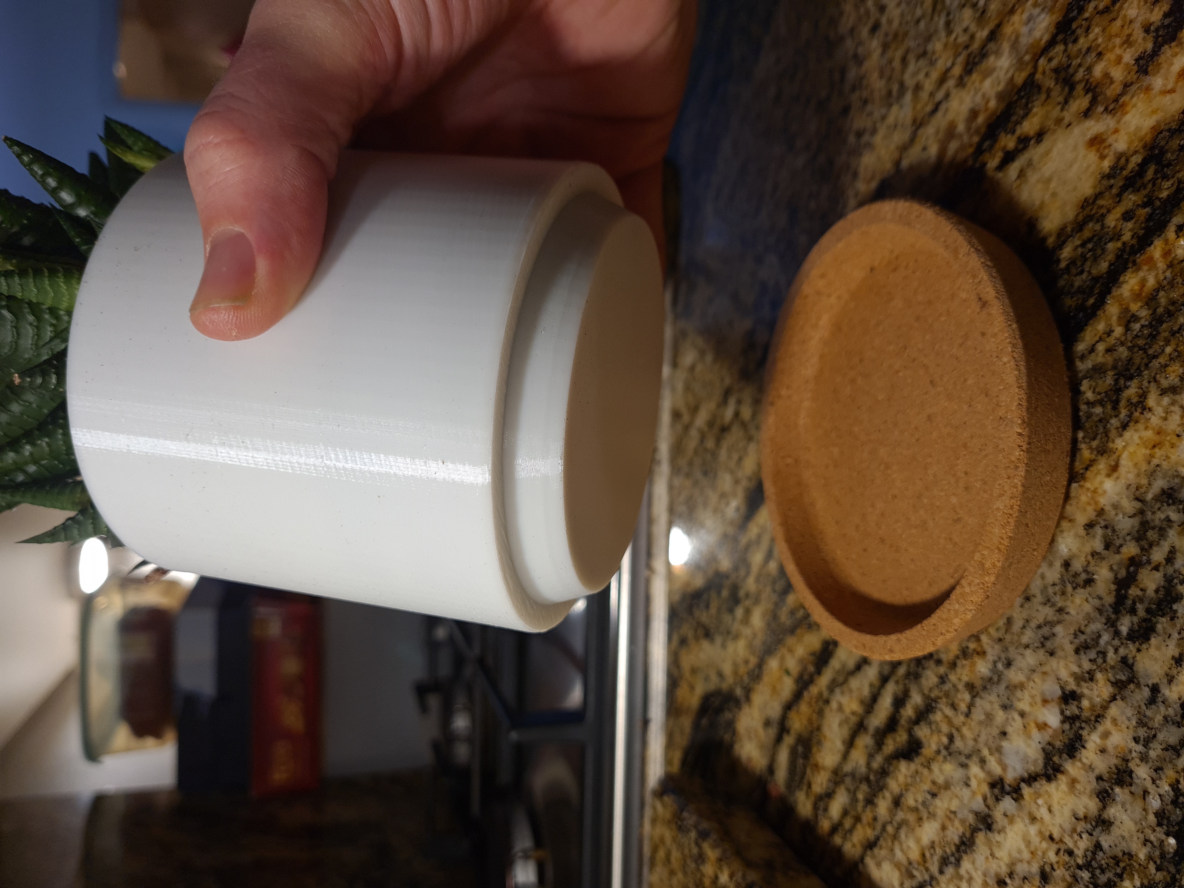 Cork Coaster Plant Pot IKEA Hack by C87 Download free STL