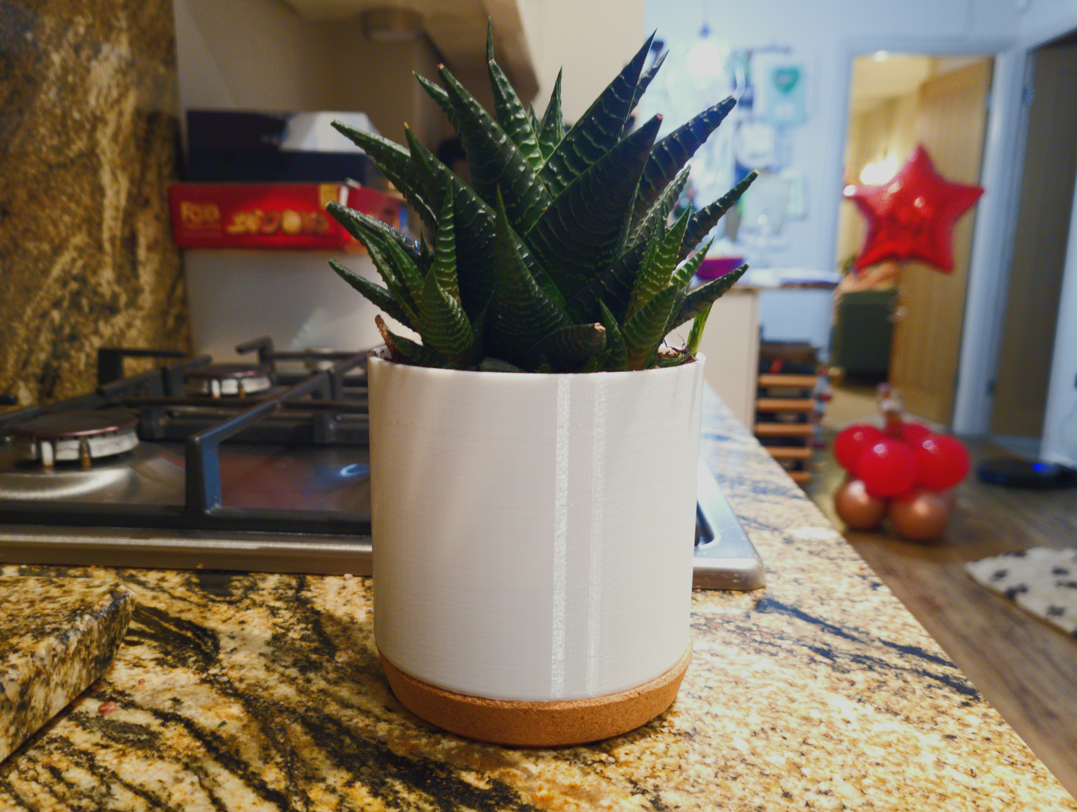 Cork Coaster Plant Pot IKEA Hack by C87 Download free STL