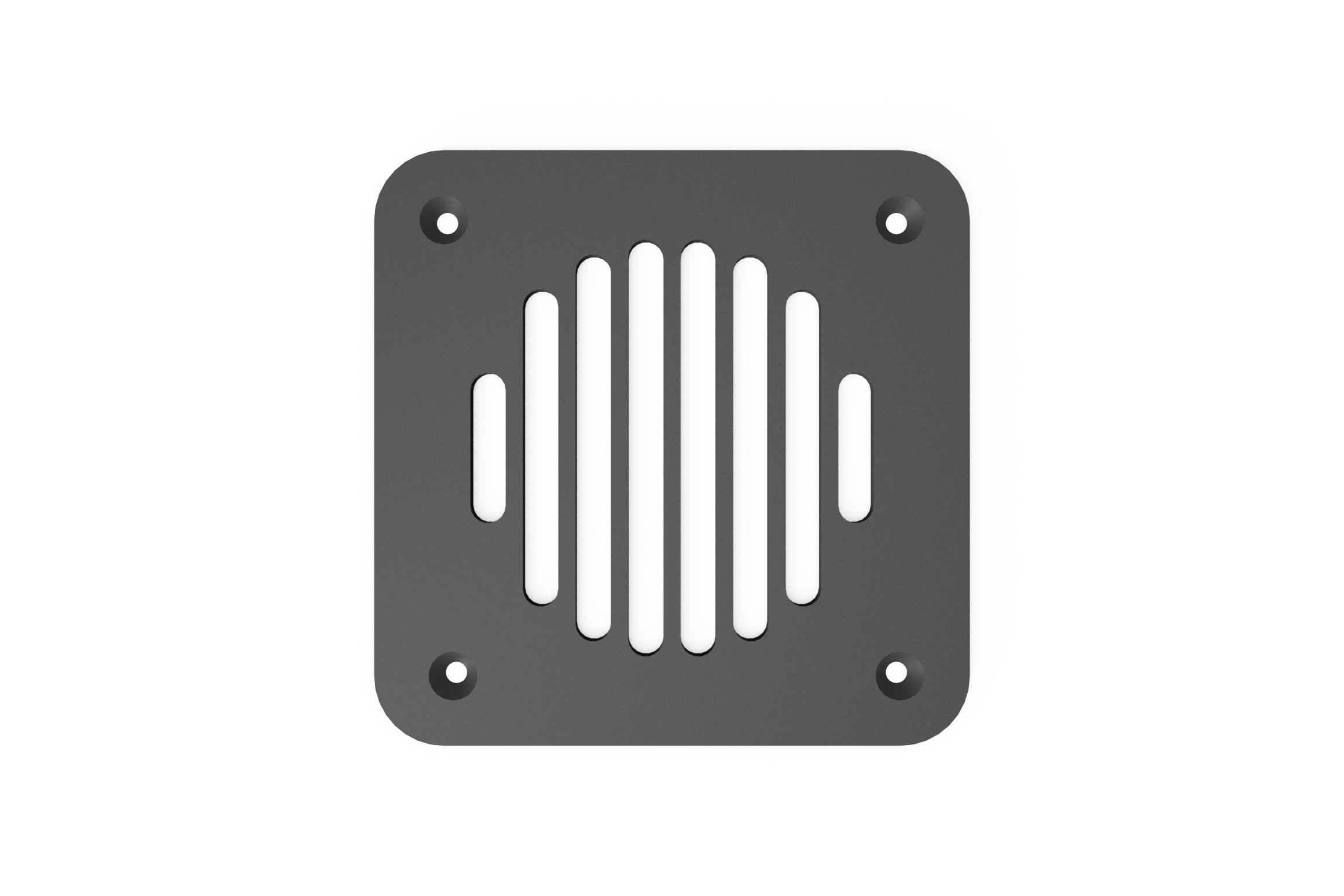Ventilation Grid Square 85x85mm D60mm