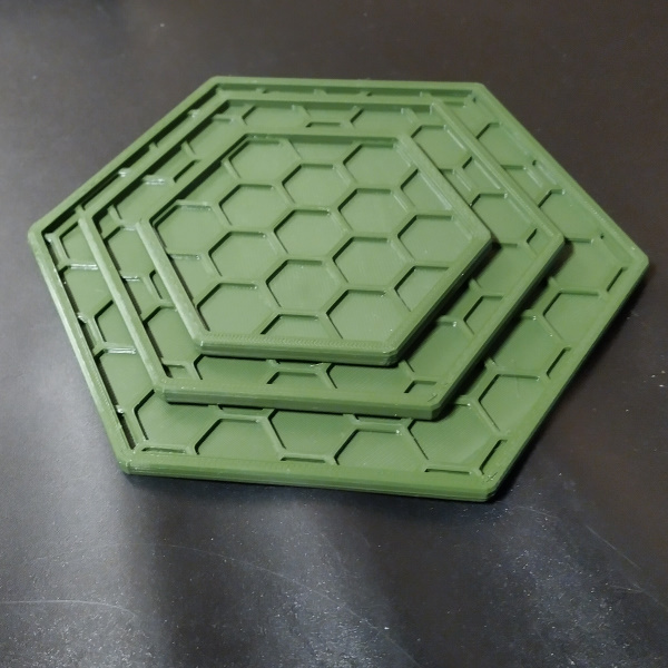 Hexagonal coasters