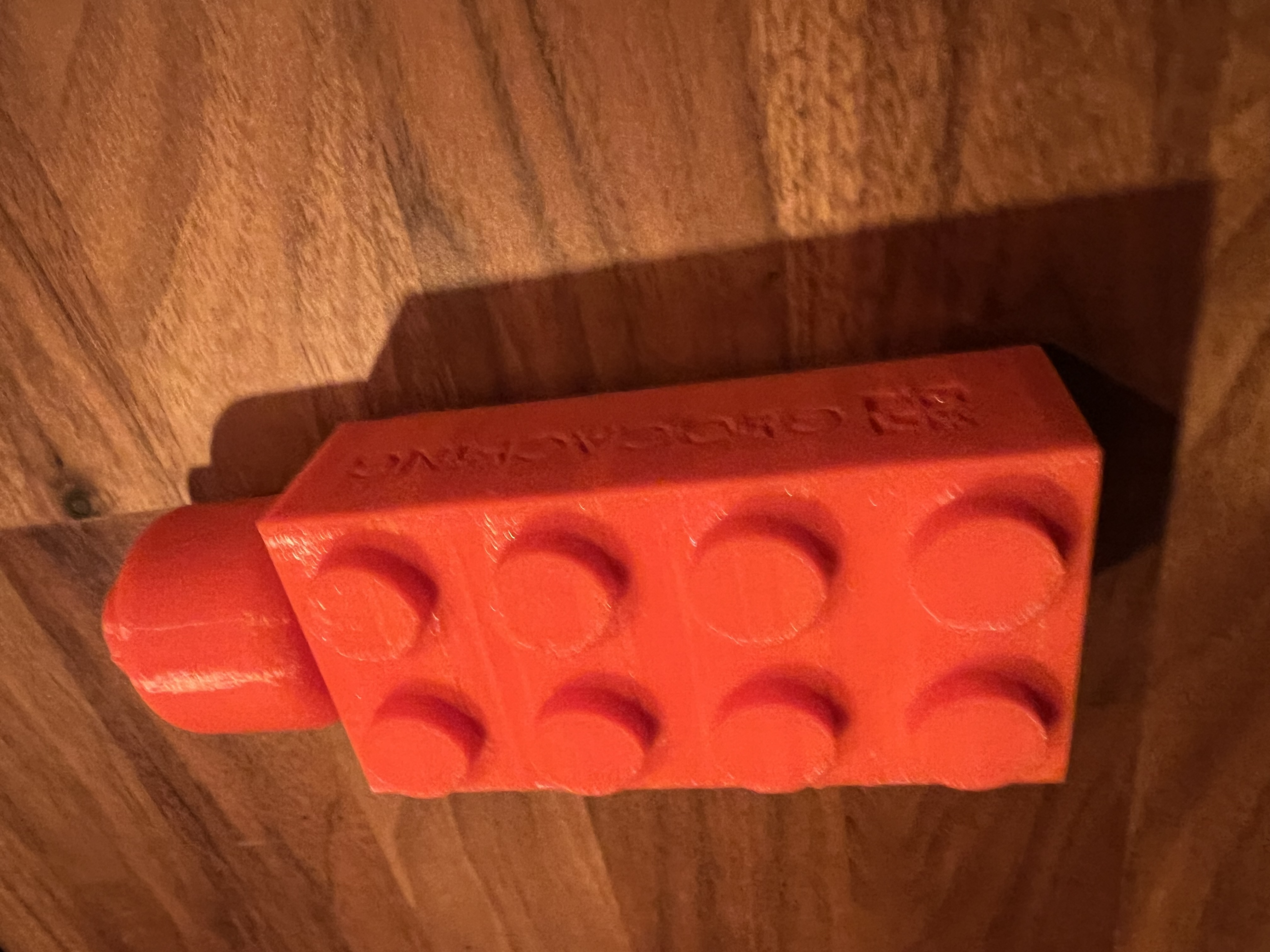 Lego brick geocache puzzle