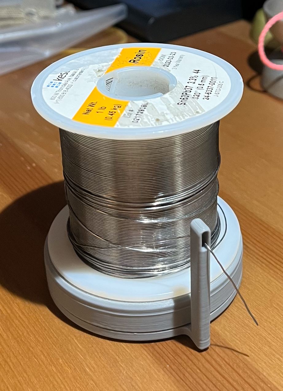 Vertical Solder Spool holder v2_WireGuideRemix