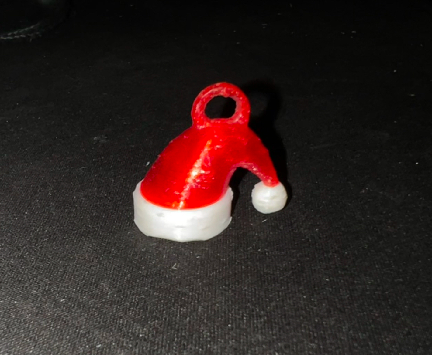 Mini Santa Hat Keychain