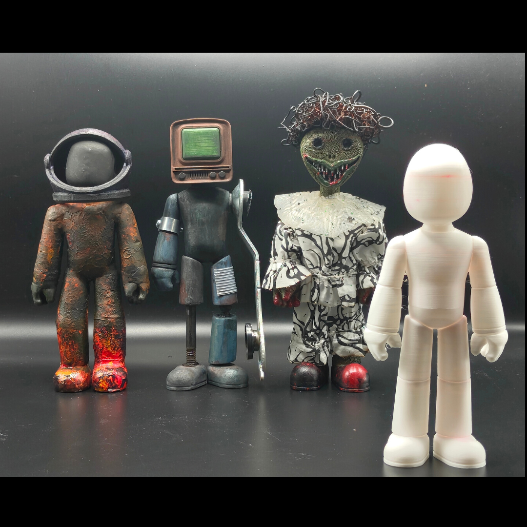 Customizable/Modular Art Toy Base Model V2