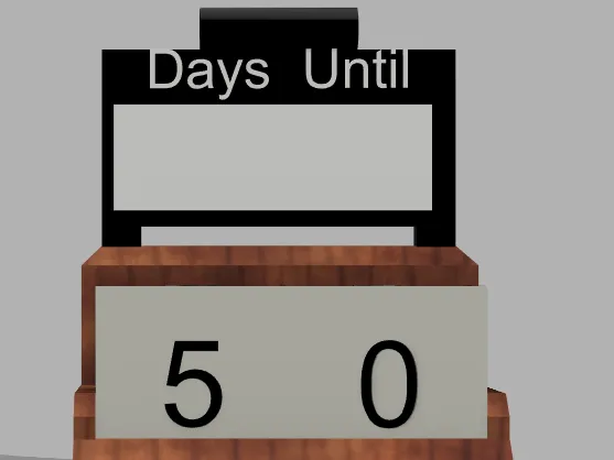 countdown days until whiteboard