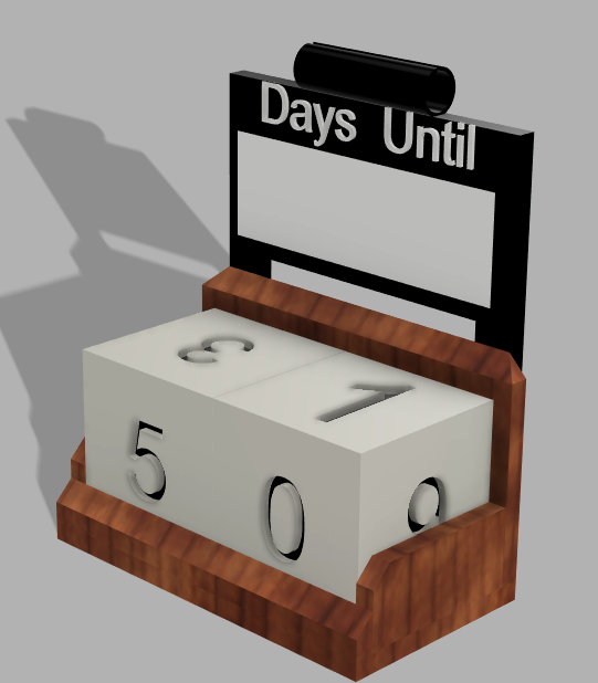 countdown days until whiteboard — miniatura 2