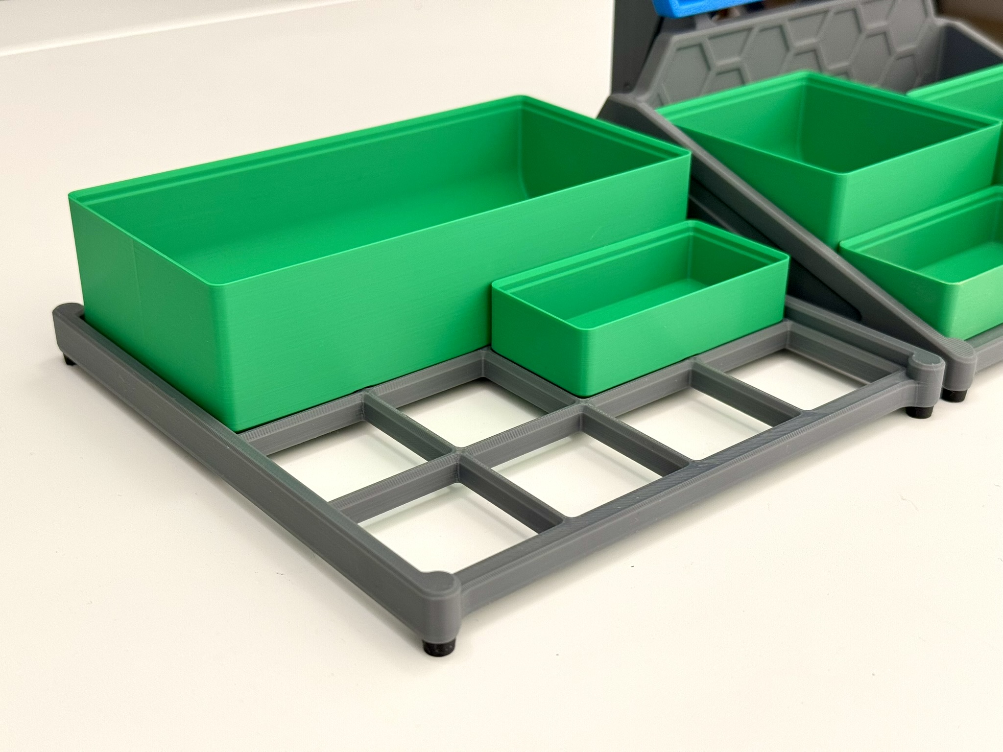 Gridfinity Desktop Baseplates 3D model thumbnail