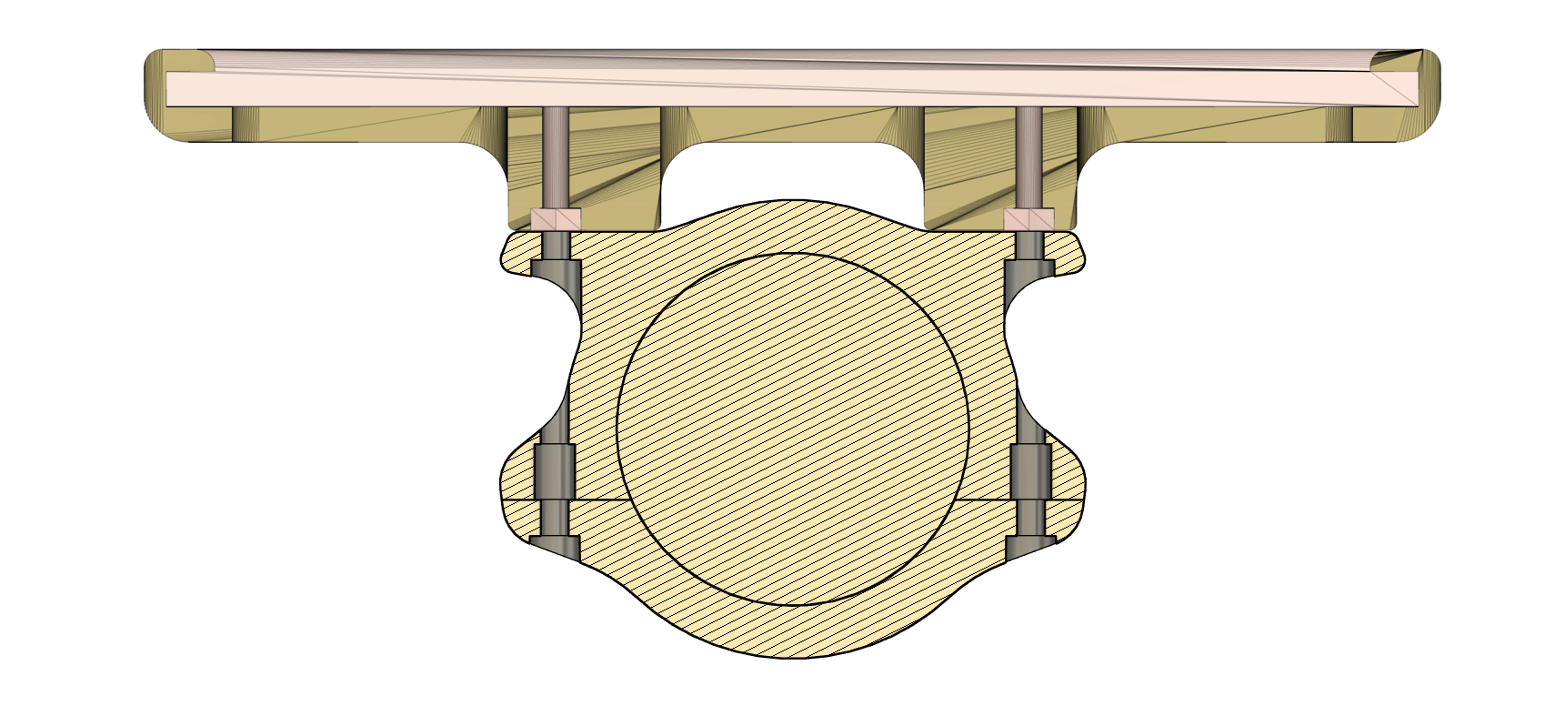 Kaabo Mantis 10 Pole Mount Bracket (40mm pole) — miniatura 4