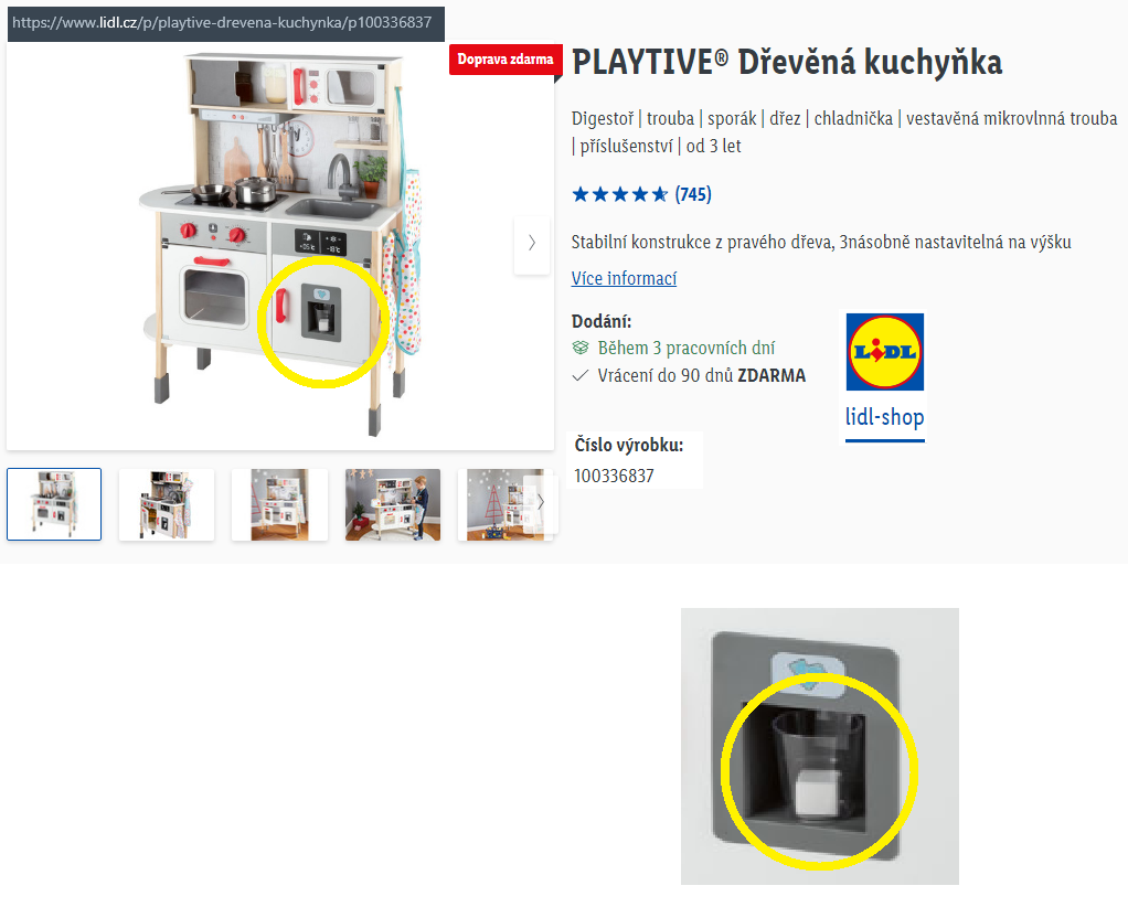 children_kitchen_Lidl_fridge_accesories by Bart Download free STL