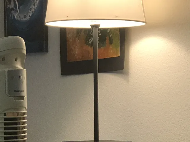 Lamp adapter for College dorm bedpost
