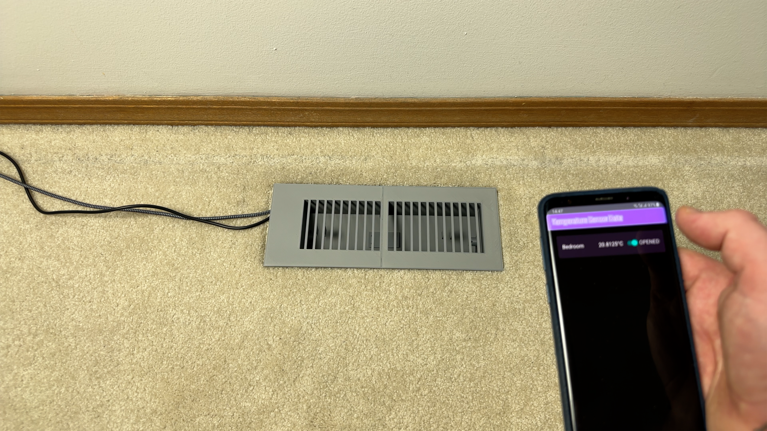 Automatic Smart Floor Register (Floor Vents)