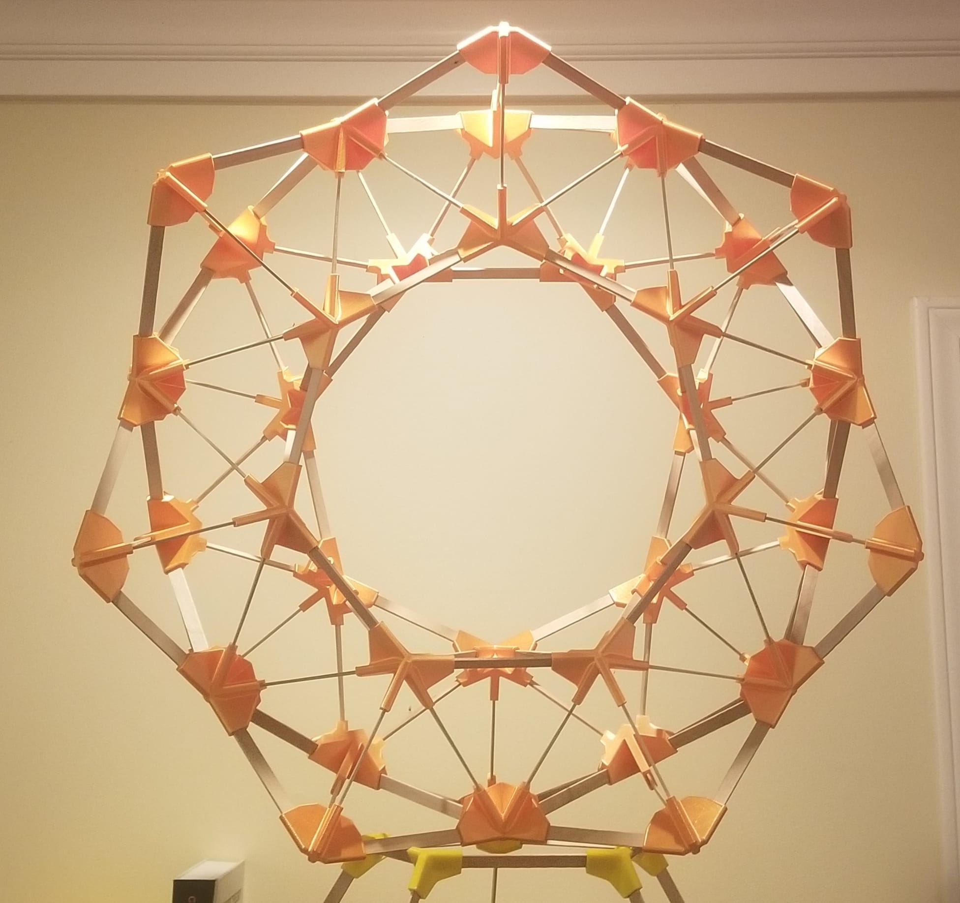 Popsicle Stick Pentagonal Bipyramid