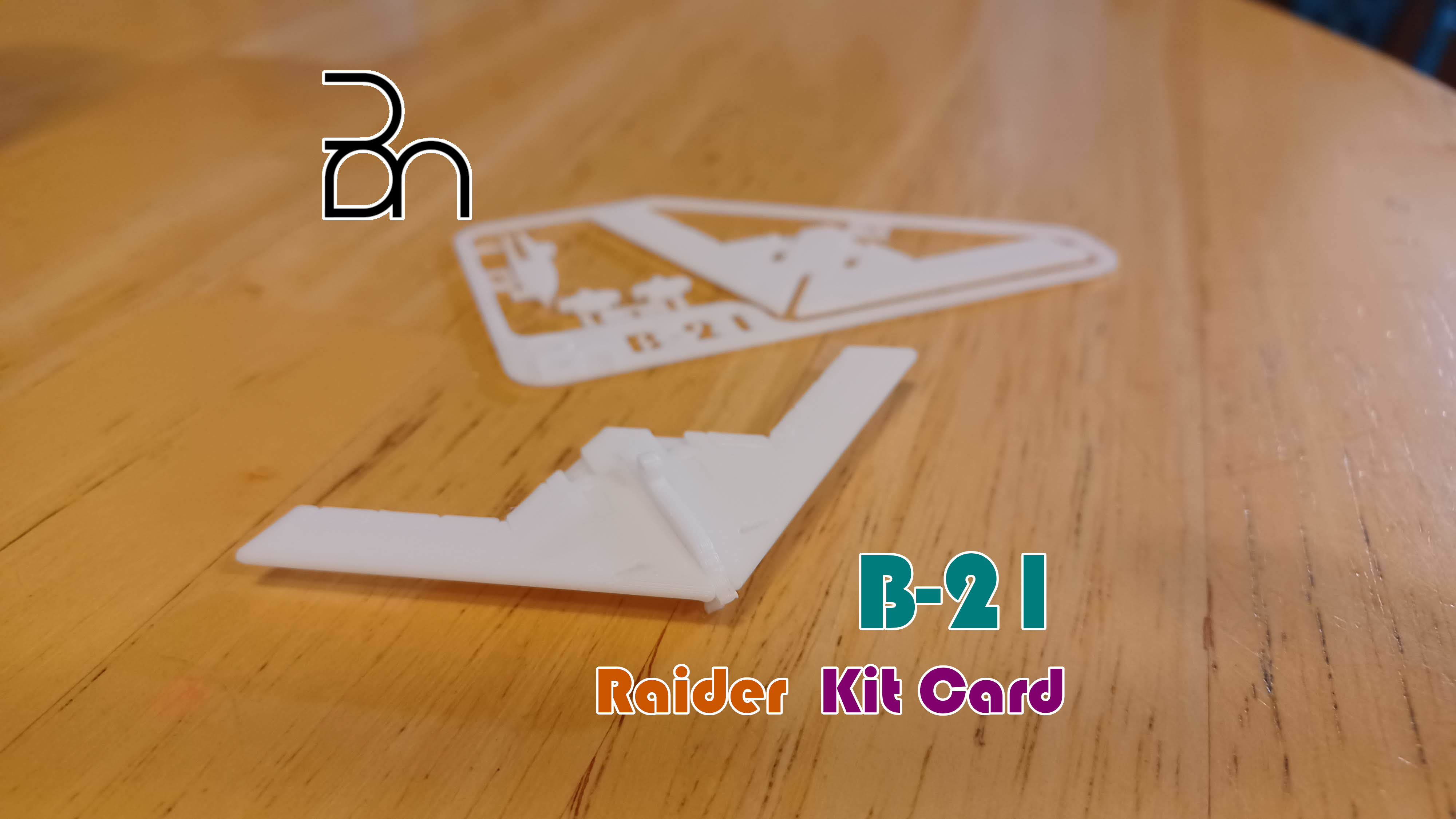 Northrop Grumman B-21 Raider Aircraft Kit Card