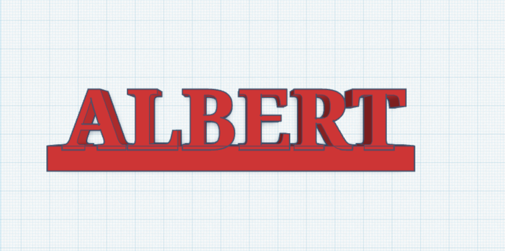 Name Tag - Albert