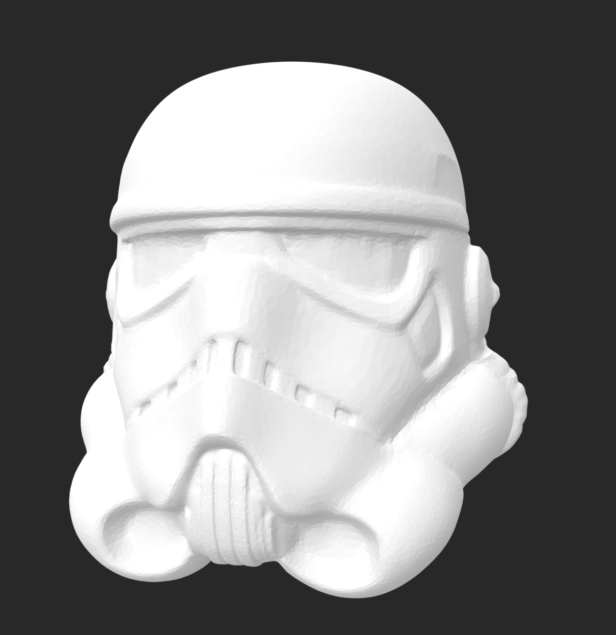 LEGO ultra-realistic stormtrooper helmet
