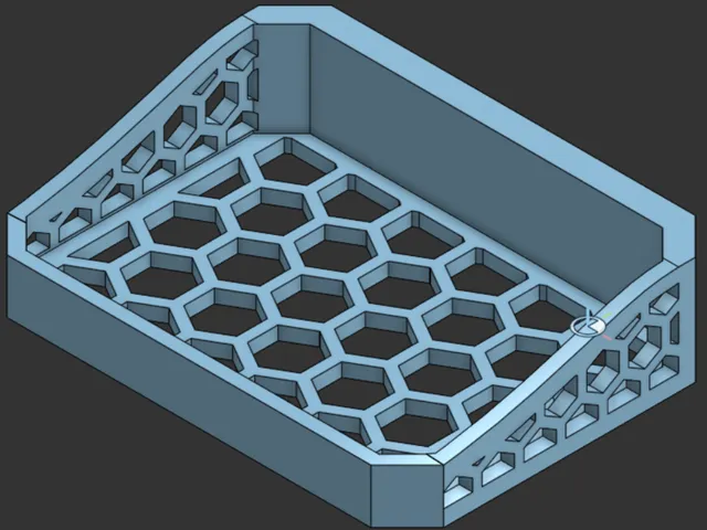 Multiboard Shower small Soap Bin Onshape / Parametric