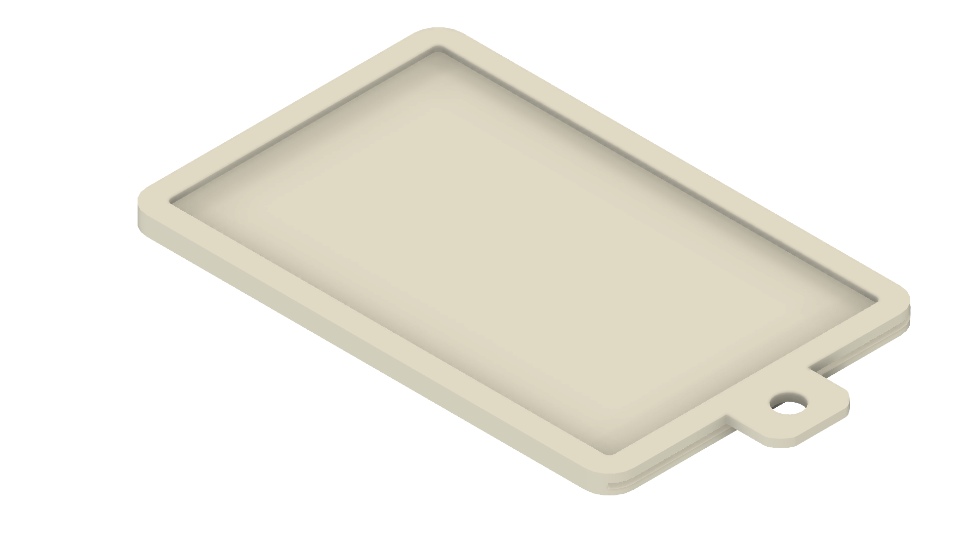 3D Model of ID Card Cover