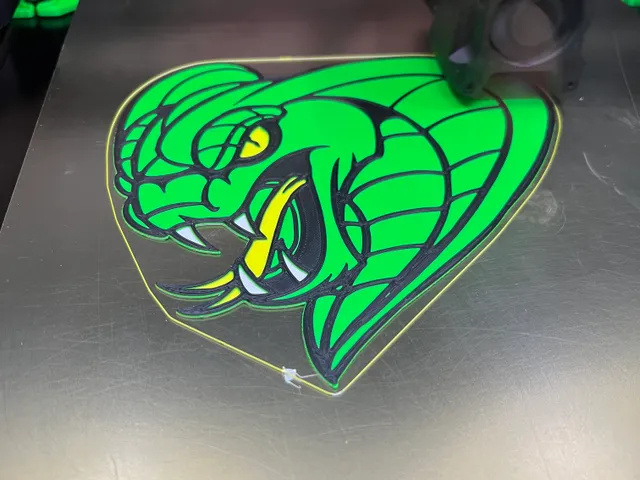 Green Mamba Schild