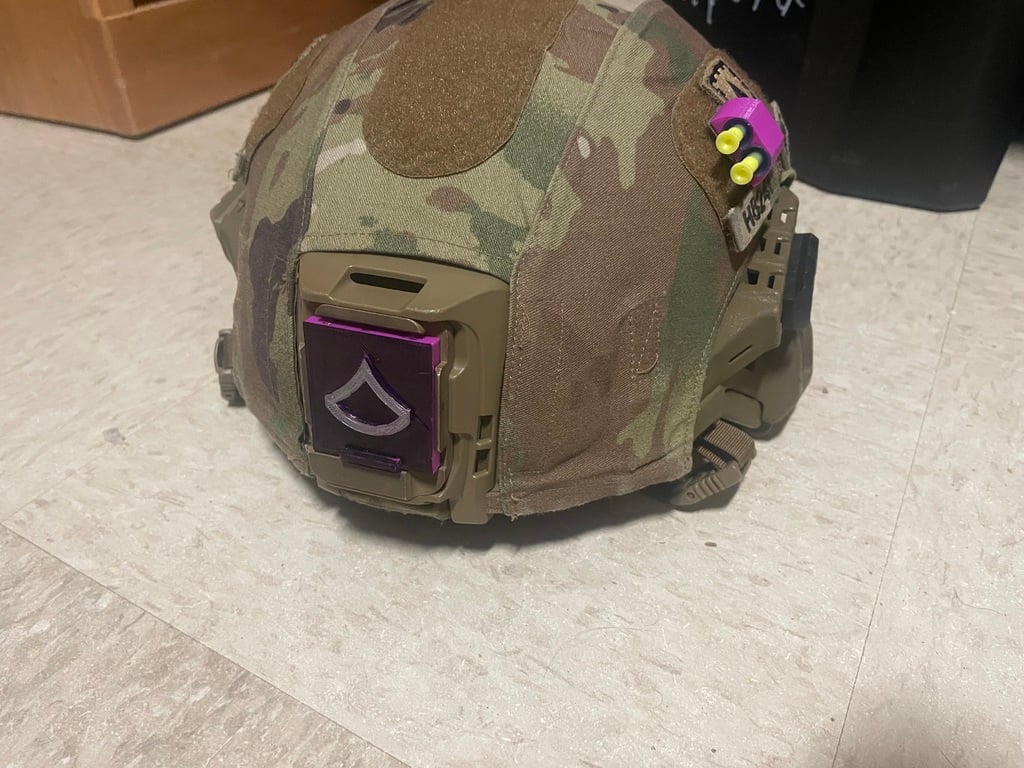 Helmet earpro holder