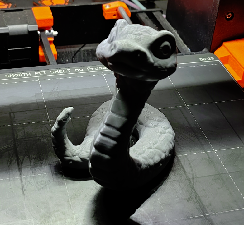 Snake + snake keychain