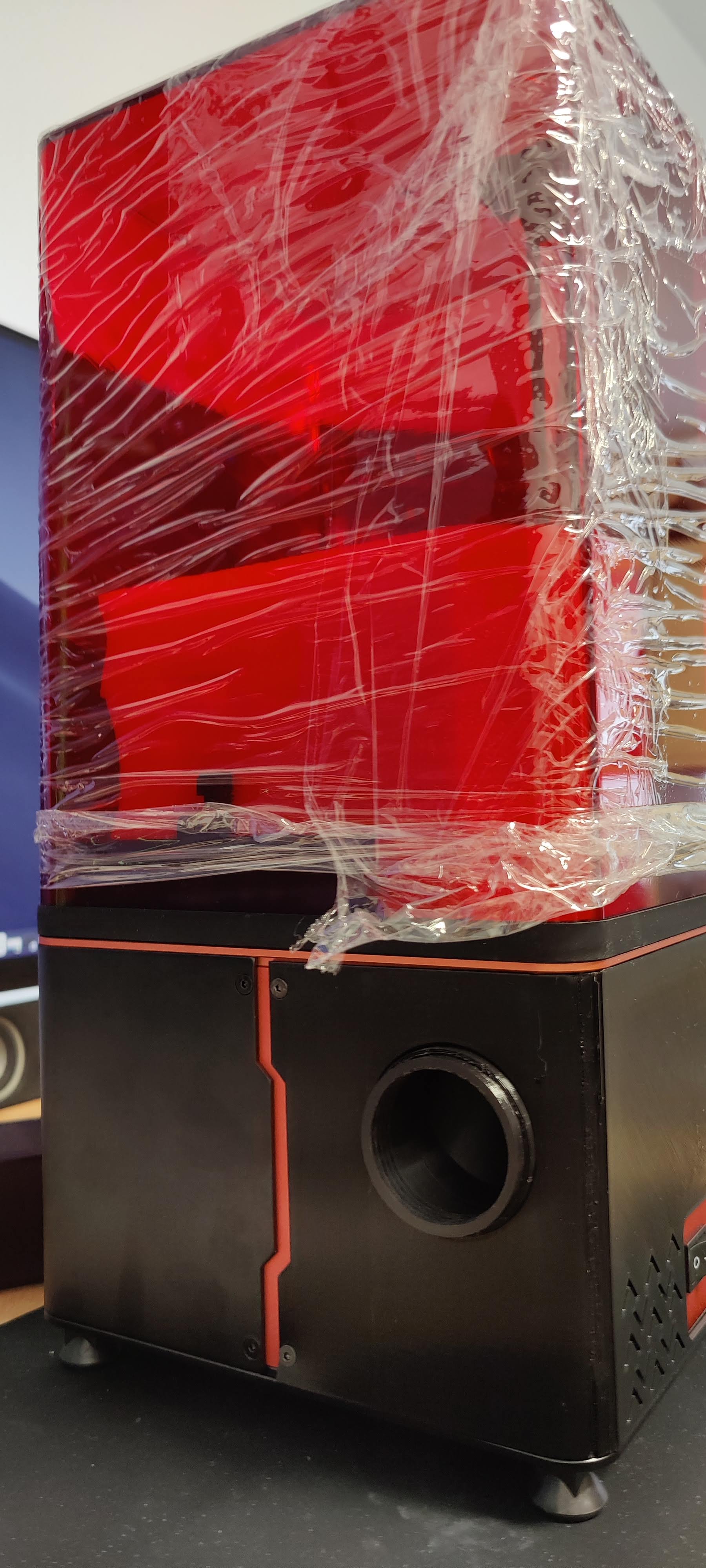 Elegoo Mars 2 Pro Exhaust with Carbon Filter Container by Setup Download free STL model