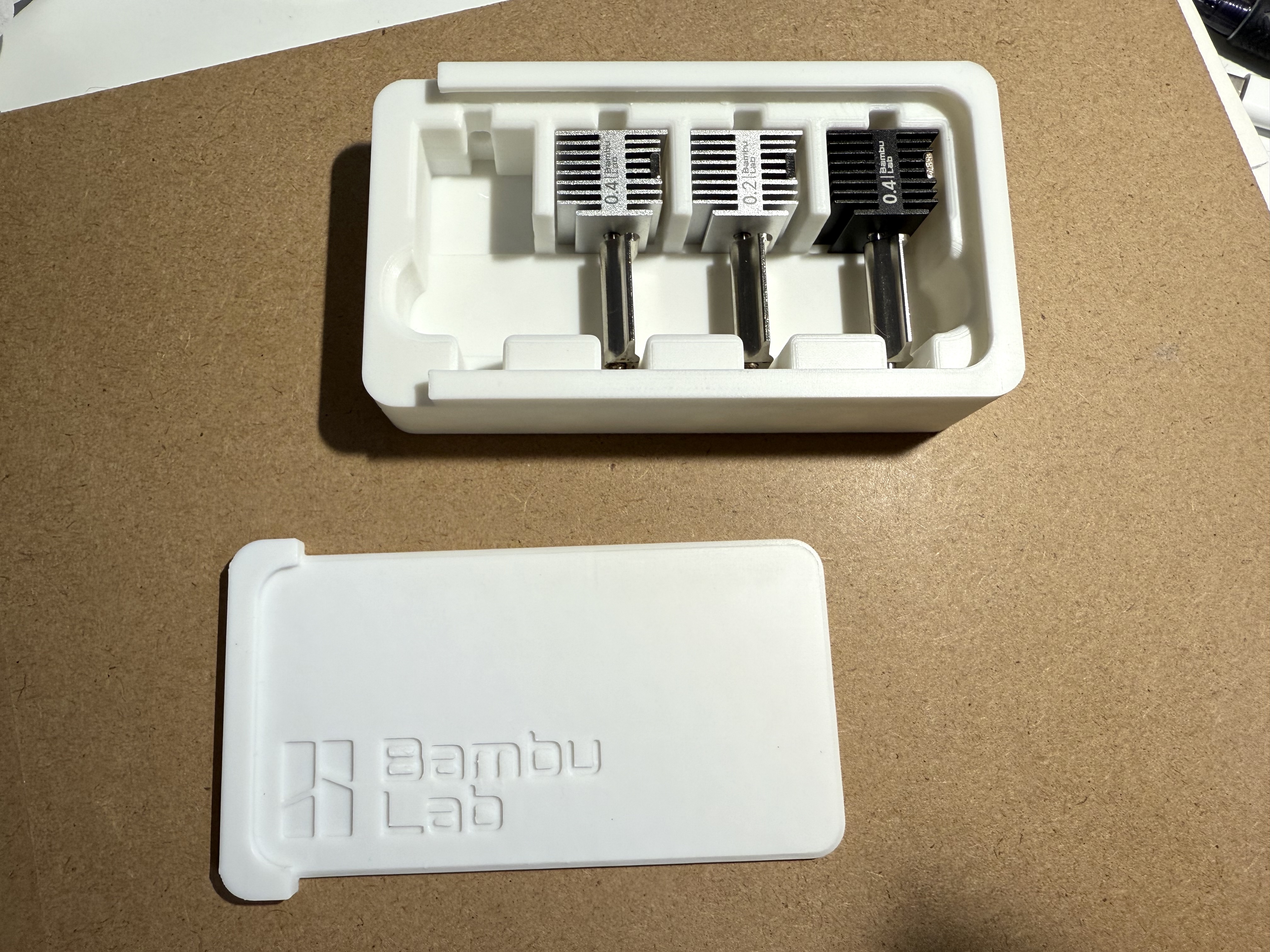 A1/A1 Mini Hotend Storarge Box Improved