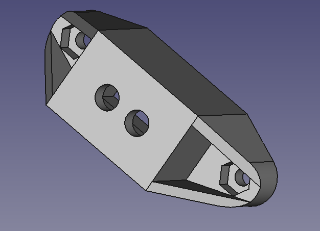 XT60 case mount with cap — miniatura 2