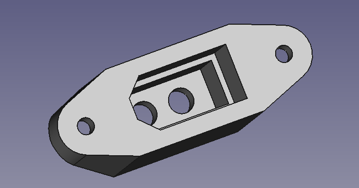 XT60 case mount with cap — miniatura 3