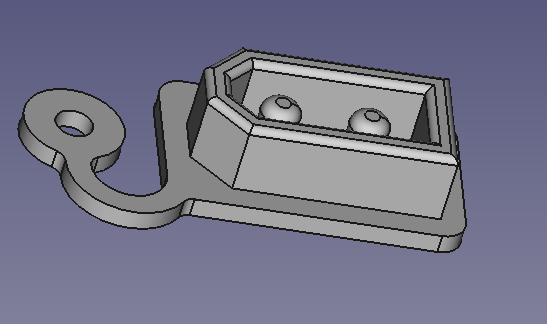 XT60 case mount with cap — miniatura 4