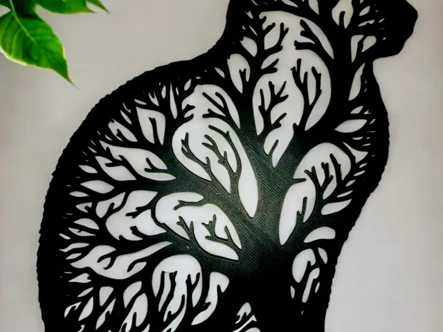 Tree Cat - Wall Art/Decoration