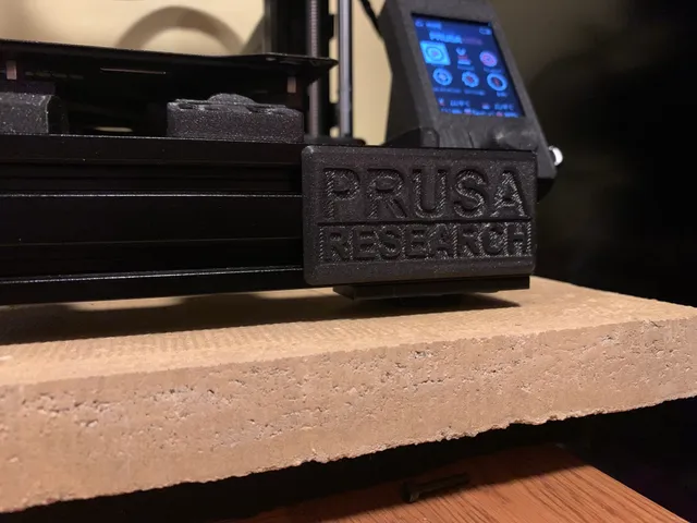 Prusa Research 2040 bear clip on tag decal