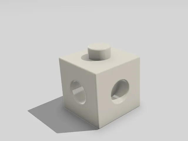 (No XYZ) Useful Calibration Cube : toy Numberblocks base model