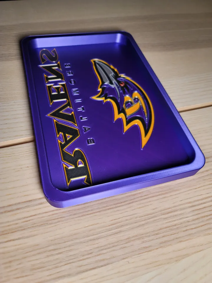 Baltimore Ravens Rolling Tray 