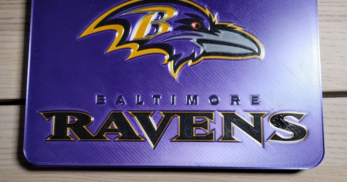 Baltimore Ravens Wall Art Multicolor by Design Slice Print