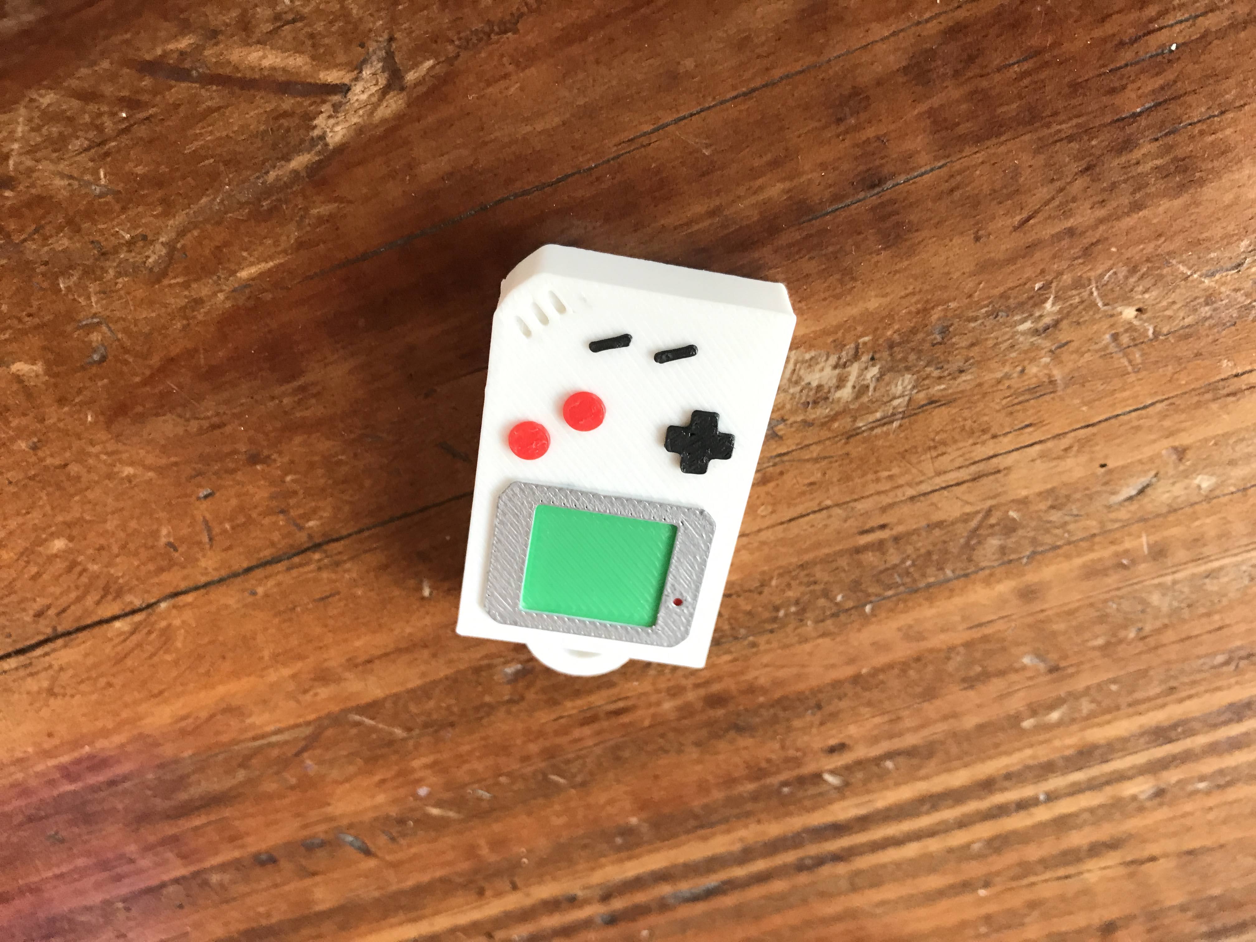 Nintendo Gameboy Keychain WITH AMS | NEW for bambu printers