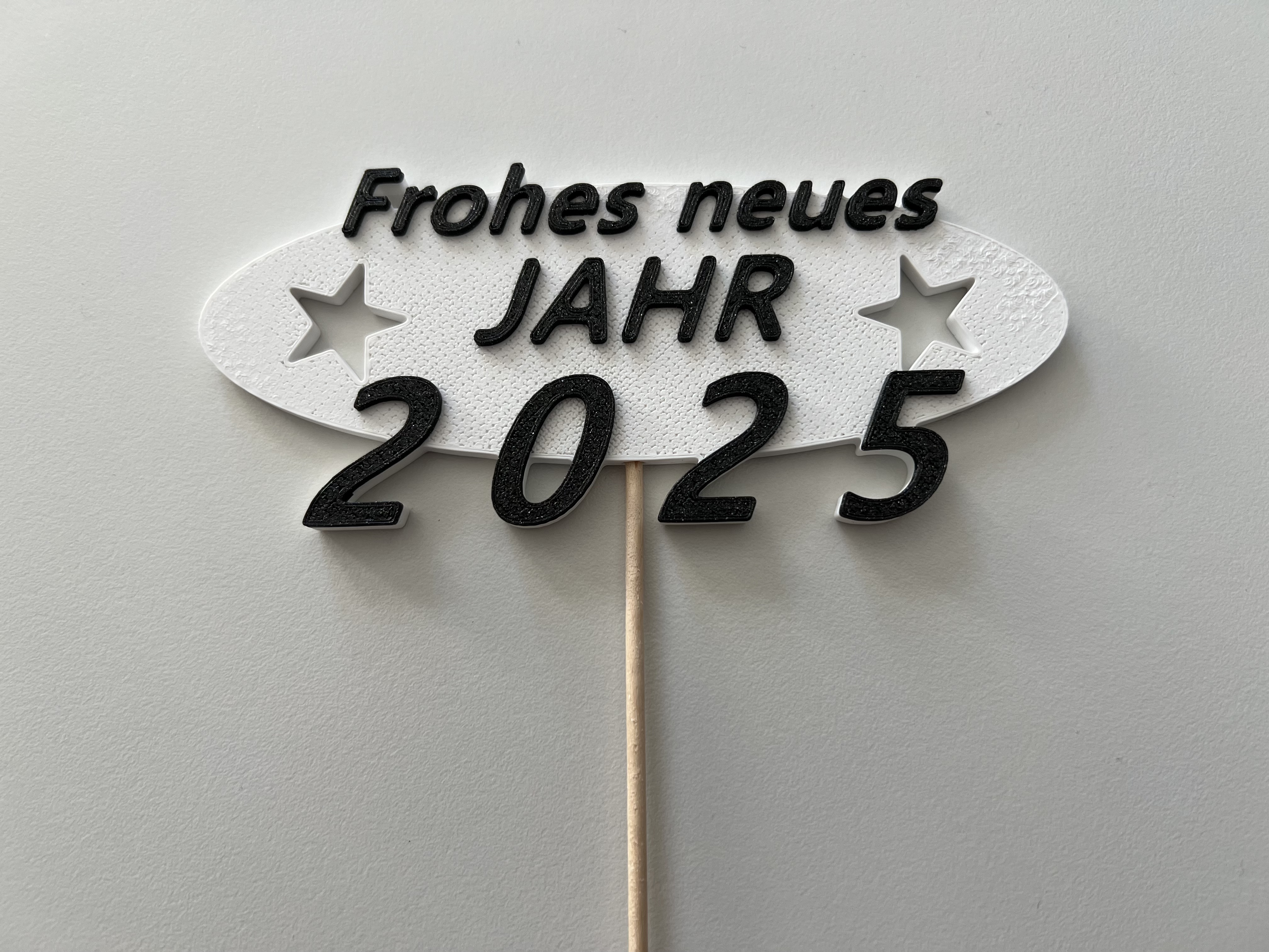 Frohes neues Jahr 2025 by Jacek Download free STL model