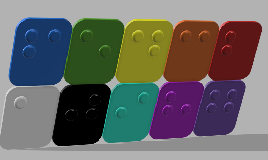 Miniatura 2 do modelo 3D braille flashcards for learning