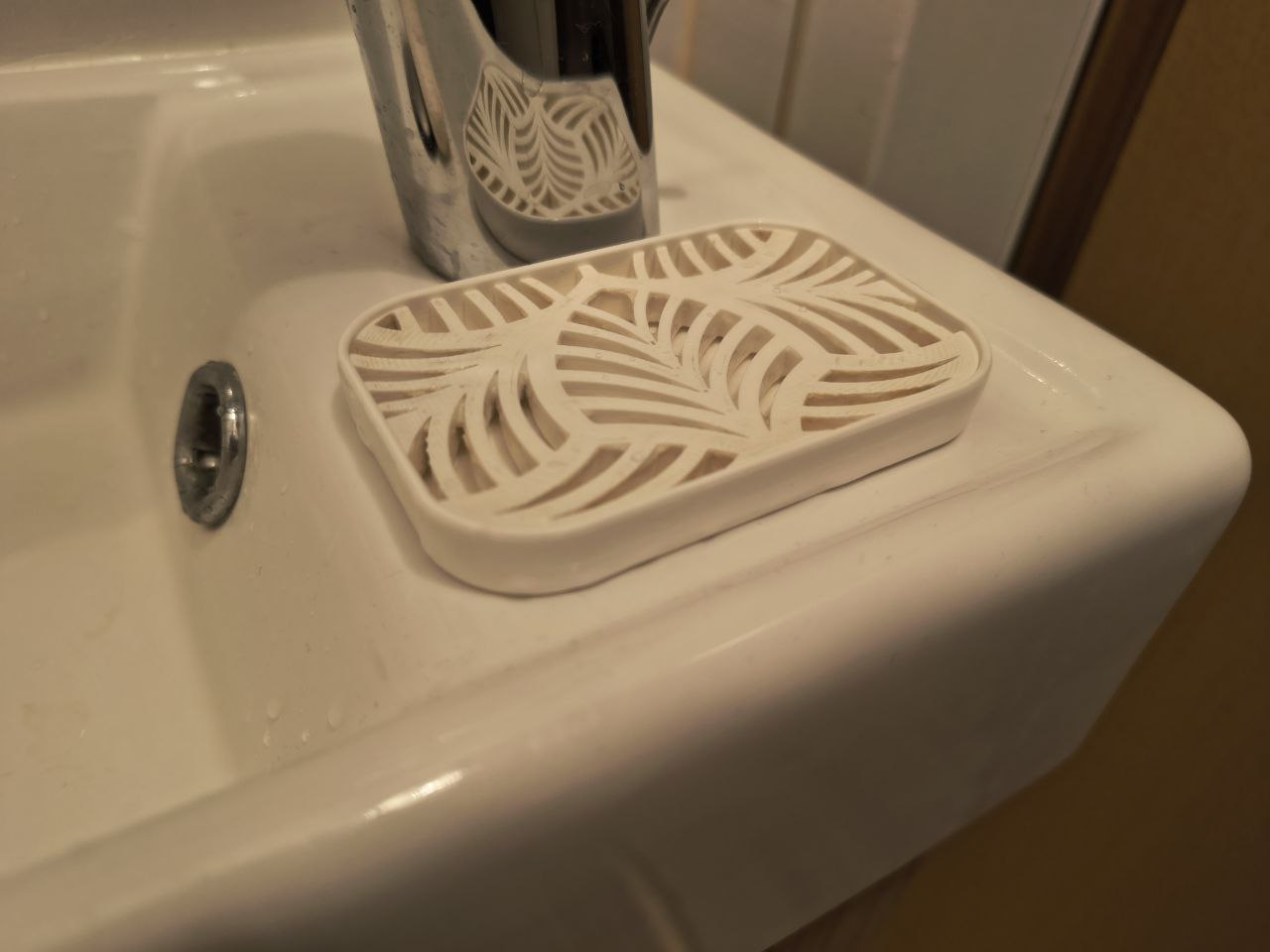 Soap dish - tropical, square