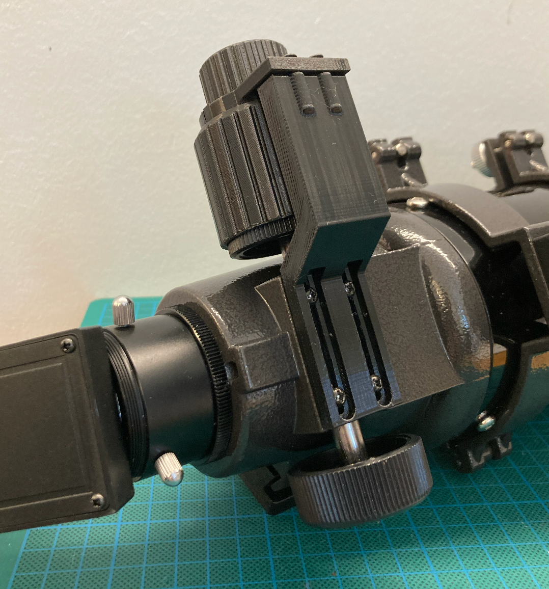 Crayford reducer by EleusisT adapted for ST80 stock focuser — miniatura 2