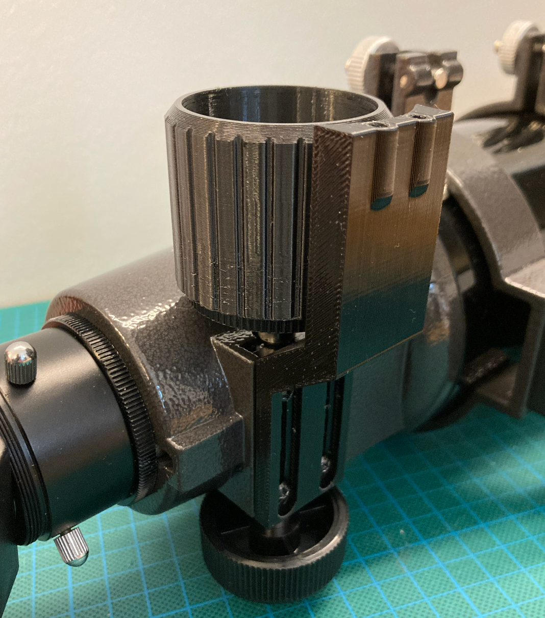 Crayford reducer by EleusisT adapted for ST80 stock focuser — miniatura 4