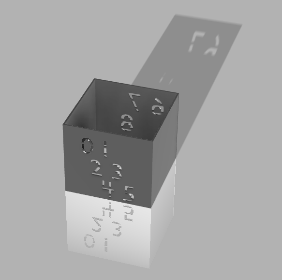 Upright hollow printable Numbers / Digits