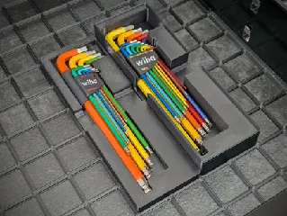 Wiha Hex L-Key (Allen Key) Holder - Gridfinity