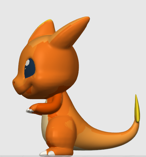 Miniatura 3 do modelo 3D Charizard Pokémon Figure