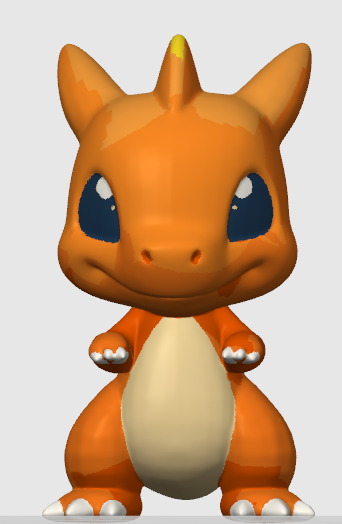 Miniatura 2 do modelo 3D Charizard Pokémon Figure