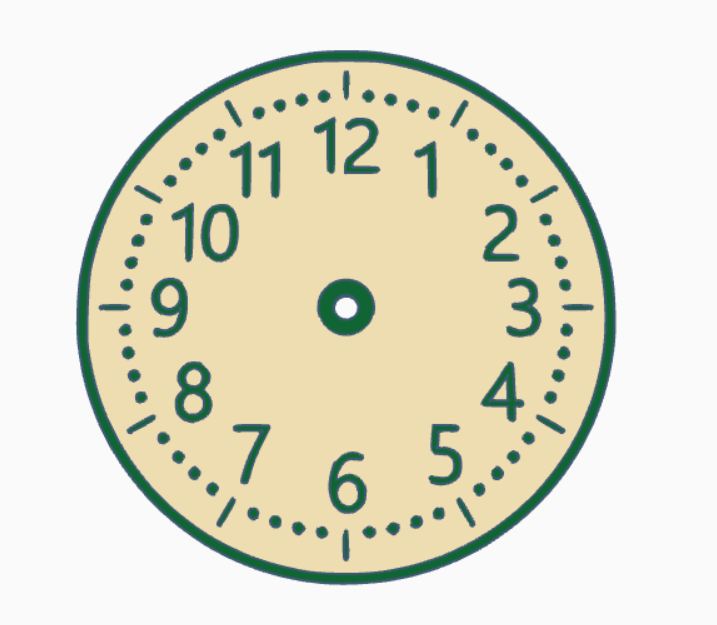 Miniatura 27 do modelo 3D Very simple clock faces (clock dials) without g-codes