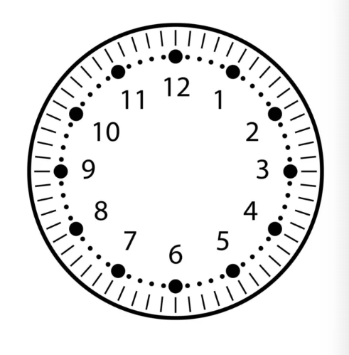 Miniatura 33 do modelo 3D Very simple clock faces (clock dials) without g-codes