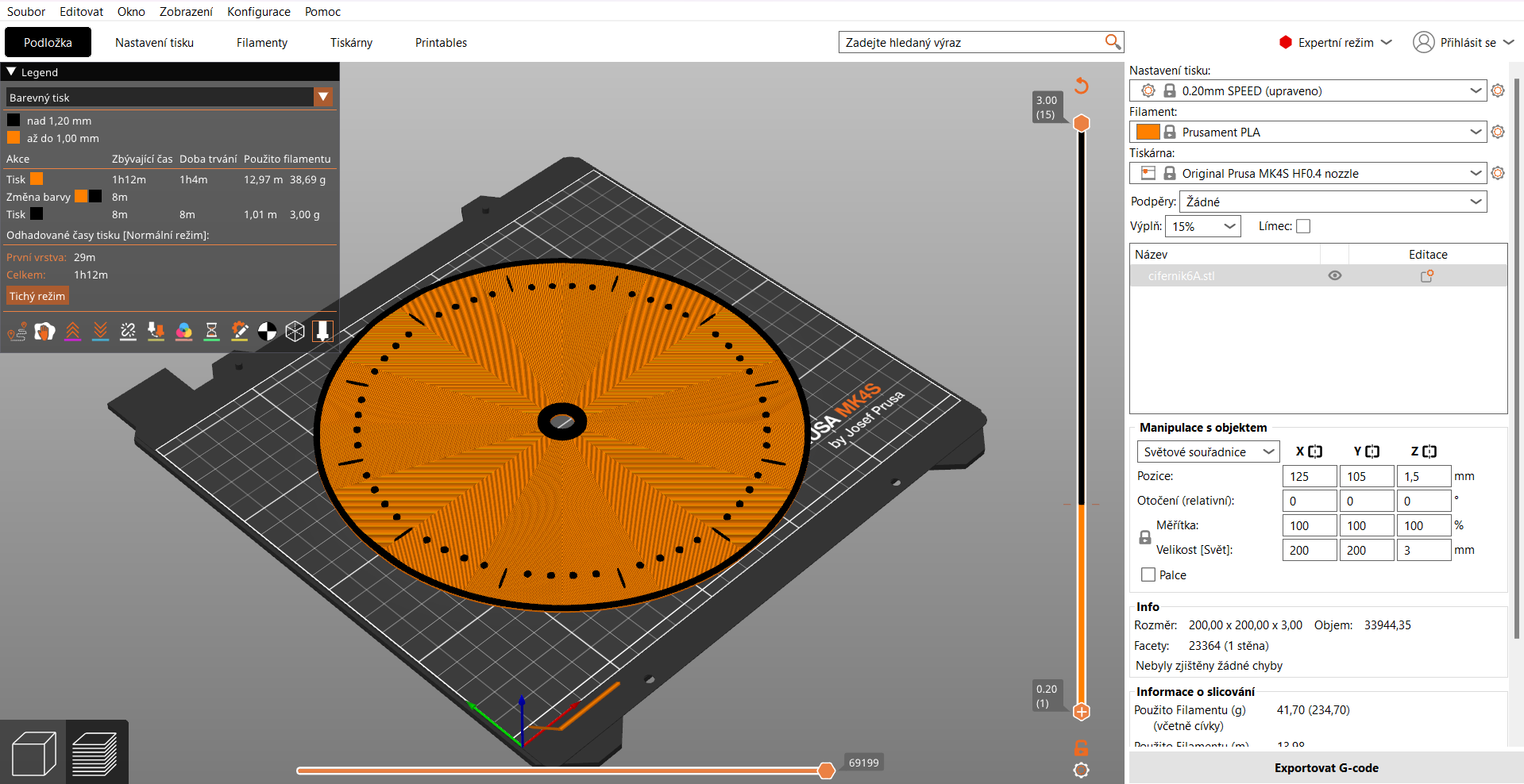 Miniatura 37 do modelo 3D Very simple clock faces (clock dials) without g-codes