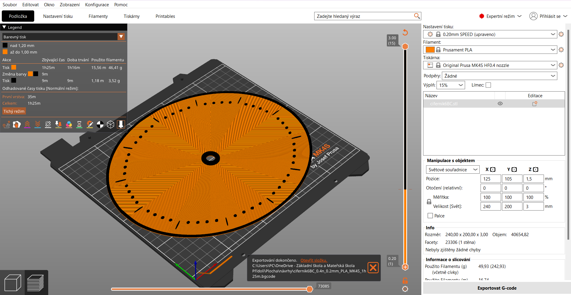 Miniatura 38 do modelo 3D Very simple clock faces (clock dials) without g-codes