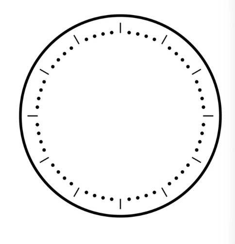 Miniatura 36 do modelo 3D Very simple clock faces (clock dials) without g-codes